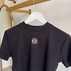 NAKIŞ LOGO DETAYLI CROP TİŞÖRT
