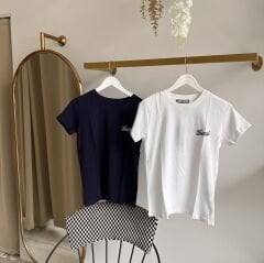 G*CCI  NAKIŞ LOGO DETAYLI T-SHIRT