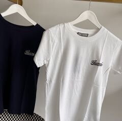 G*CCI  NAKIŞ LOGO DETAYLI T-SHIRT