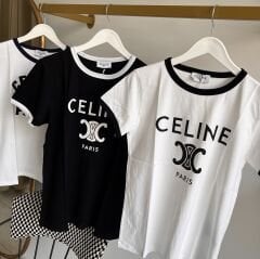 C*line BASKI LOGO DETAYLI T-SHIRT