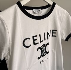 C*line BASKI LOGO DETAYLI T-SHIRT