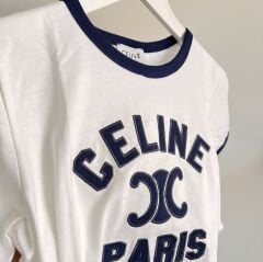 C*line BASKI LOGO DETAYLI T-SHIRT