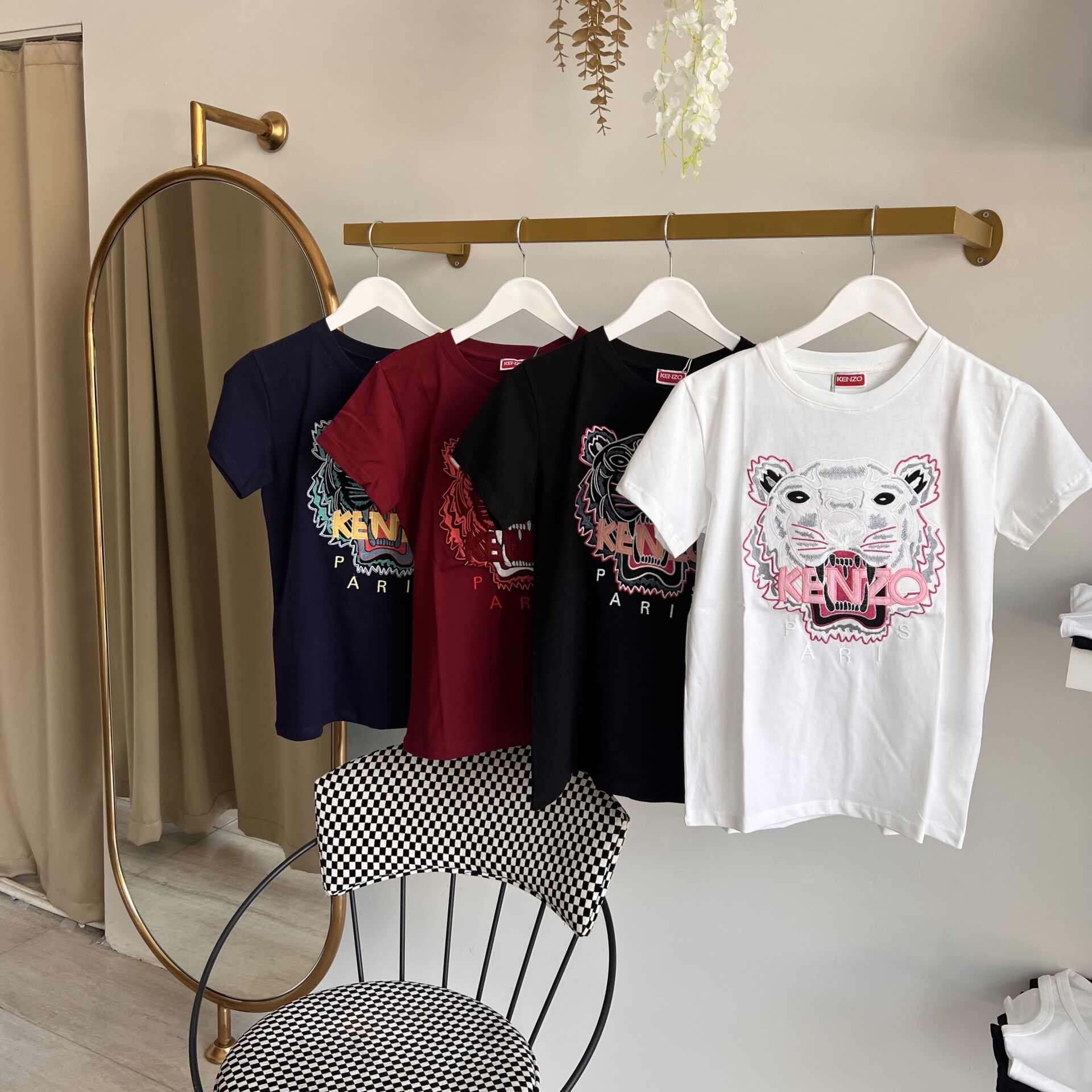 K*nzo NAKIŞ LOGO DETAYLI PREMIUM T-SHIRT