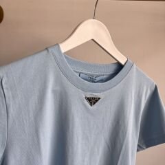 Pr*da METAL LOGO DETAYLI PREMIUM T-SHIRT