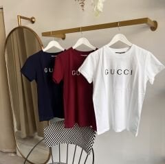 G*ccı BASKI LOGO DETAYLI PREMIUM T-SHIRT