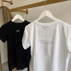 G*nni TAŞLI LOGO DETAYLI PREMIUM T-SHIRT