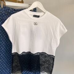 DG METAL LOGO DETAYLI PREMIUM T-SHIRT