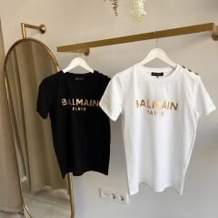 B*lmaın BASKI LOGO DETAYLI METAL İŞLEMELİ PREMIUM T-SHIRT