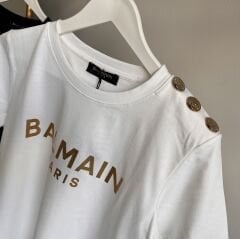 B*lmaın BASKI LOGO DETAYLI METAL İŞLEMELİ PREMIUM T-SHIRT
