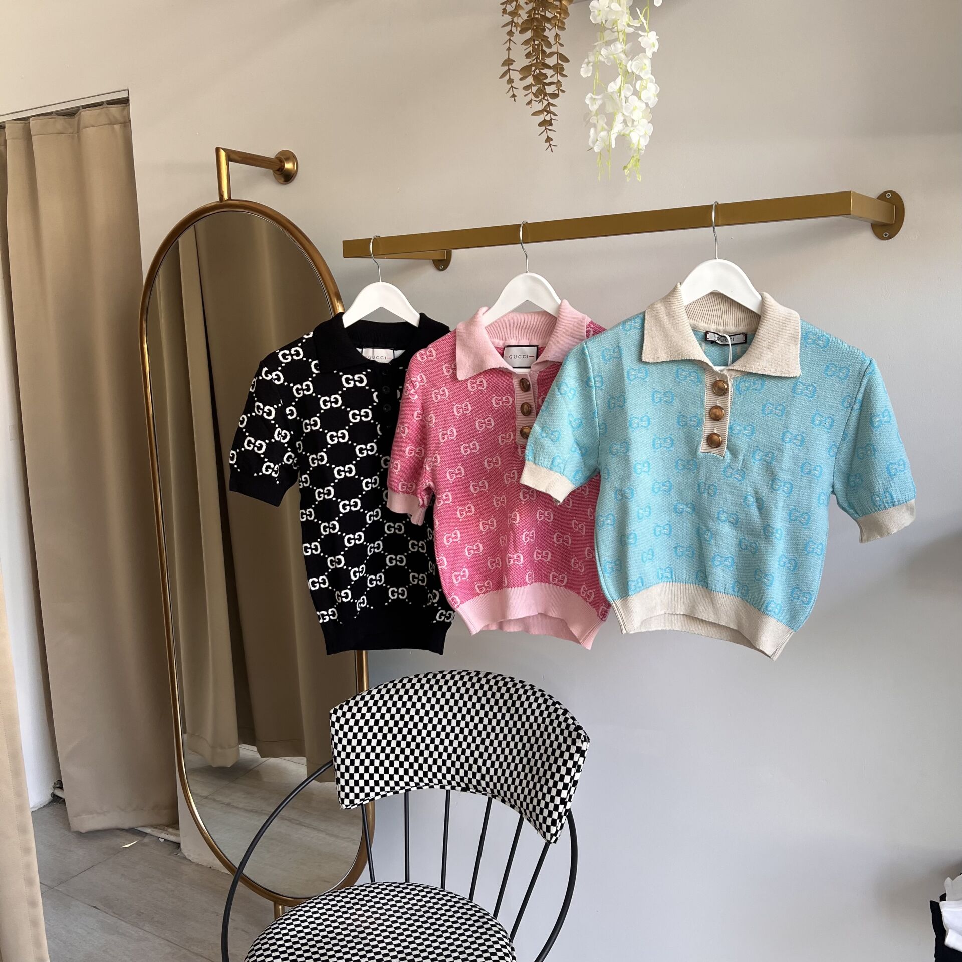 G*cci ÖRGÜ PREMIUM YAKMAYAN KISA KOL TRİKO