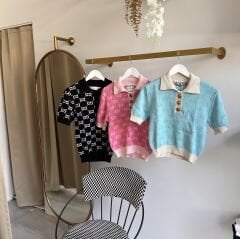 G*cci ÖRGÜ PREMIUM YAKMAYAN KISA KOL TRİKO