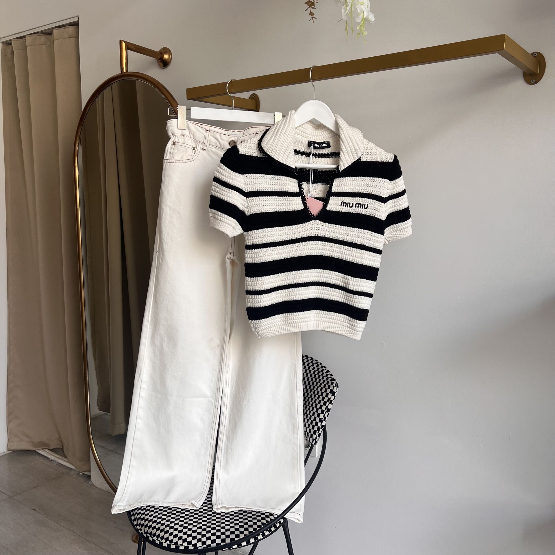 MİU POLO YAKA ÖRME KISA KOL PREMIUM TRİKO