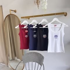 K*nzo NAKIŞ LOGO DETAYLI FİTİLSİZ ATLET
