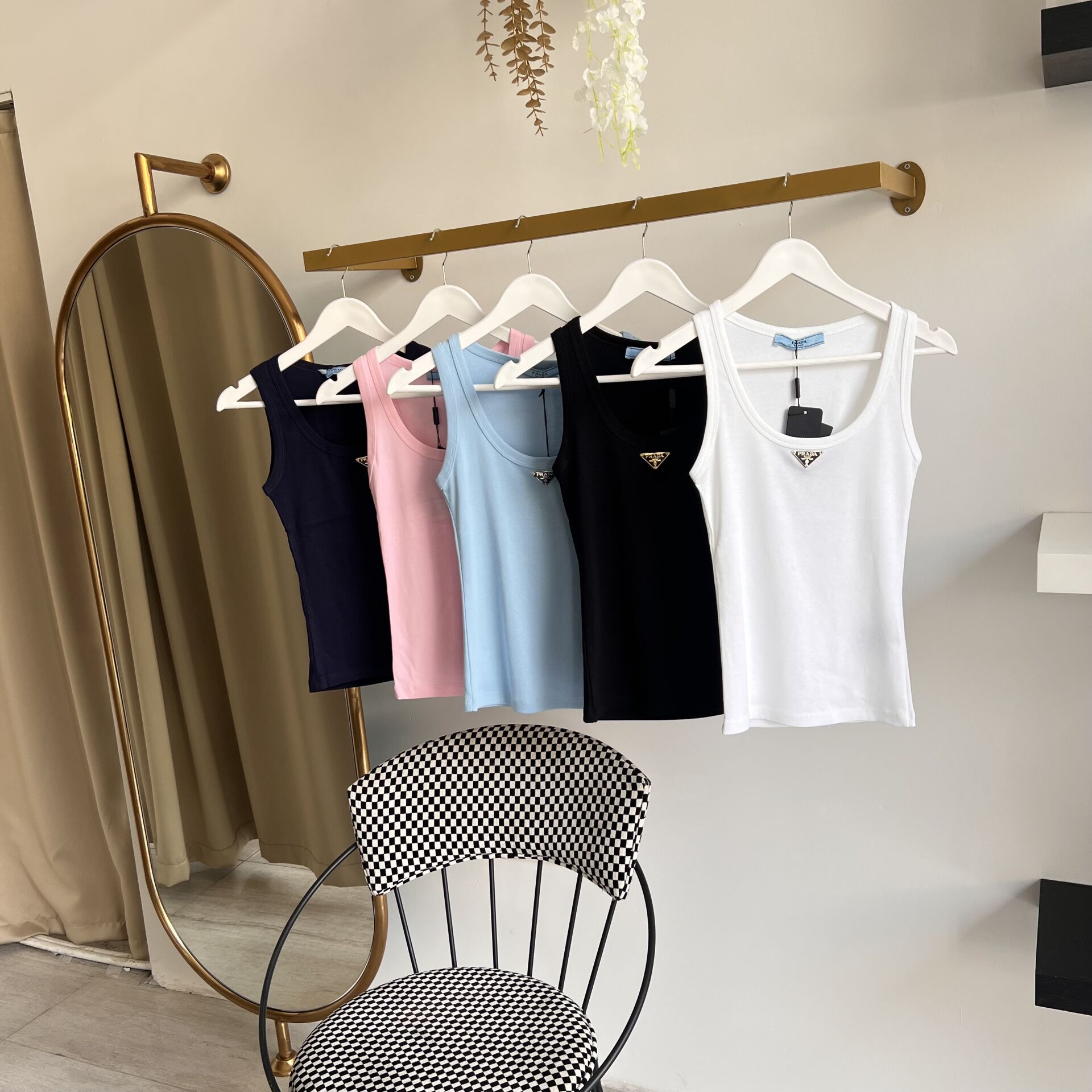 Pr*da METAL LOGO DETAYLI FİTİLSİZ PREMIUM ATLET