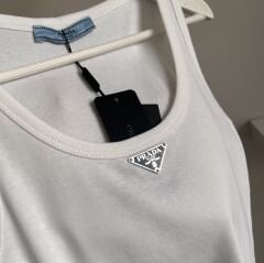 Pr*da METAL LOGO DETAYLI FİTİLSİZ PREMIUM ATLET
