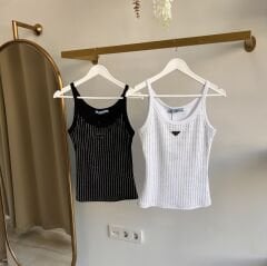 Pr*da METAL LOGO TAŞLI FİTİLSİZ PREMIUM ATLET