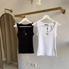 DG  METAL TAŞLI LOGO DETAYLI FİTİLLİ PREMIUM ATLET