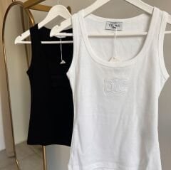 CELINE APLİKE LOGO DETAYLI FİTİLSİZ PREMIUM ATLET