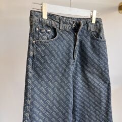 M!U M!U LAZER LOGO DETAYLI PREMIUM JEAN