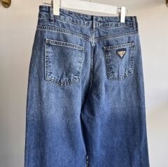 Pr*da METAL LOGO DETAYLI PREMIUM JEAN