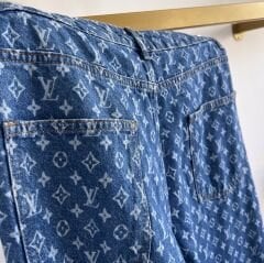 LV  LOGO DESEN DETAYLI JEAN